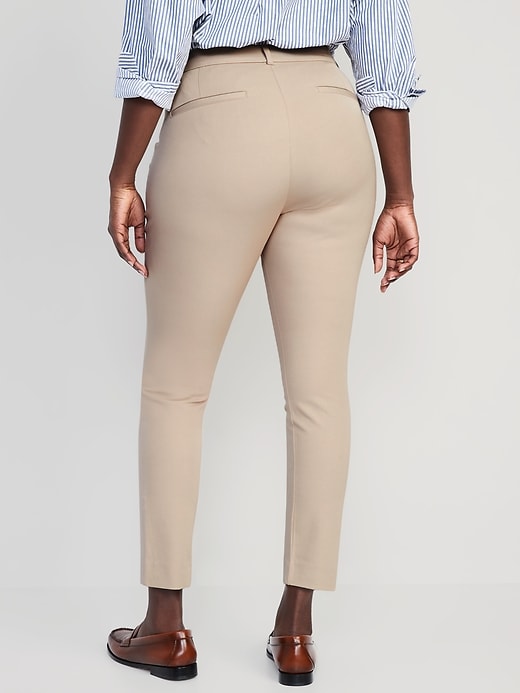 Image number 6 showing, Curvy High-Waisted Pixie Skinny Ankle Pants