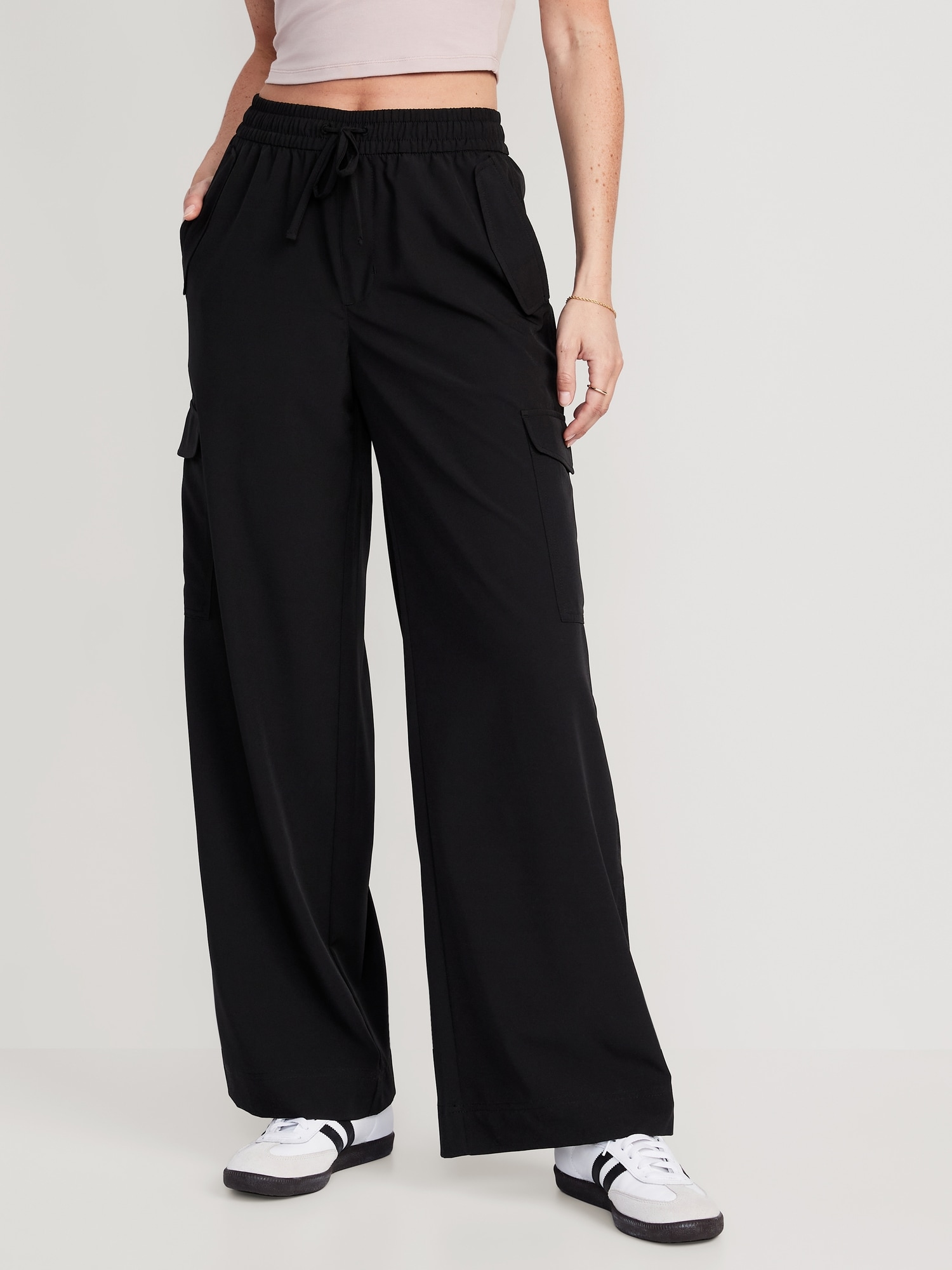 High-Waisted StretchTech Wide-Leg Cargo Pants for Women | Old Navy