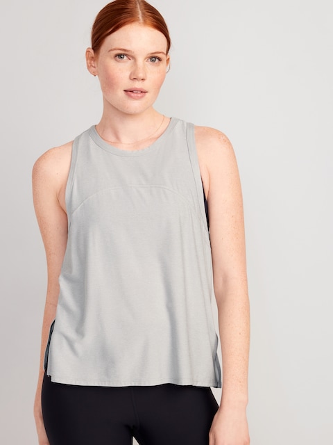 CloudMotion Slub-Knit Tank Top