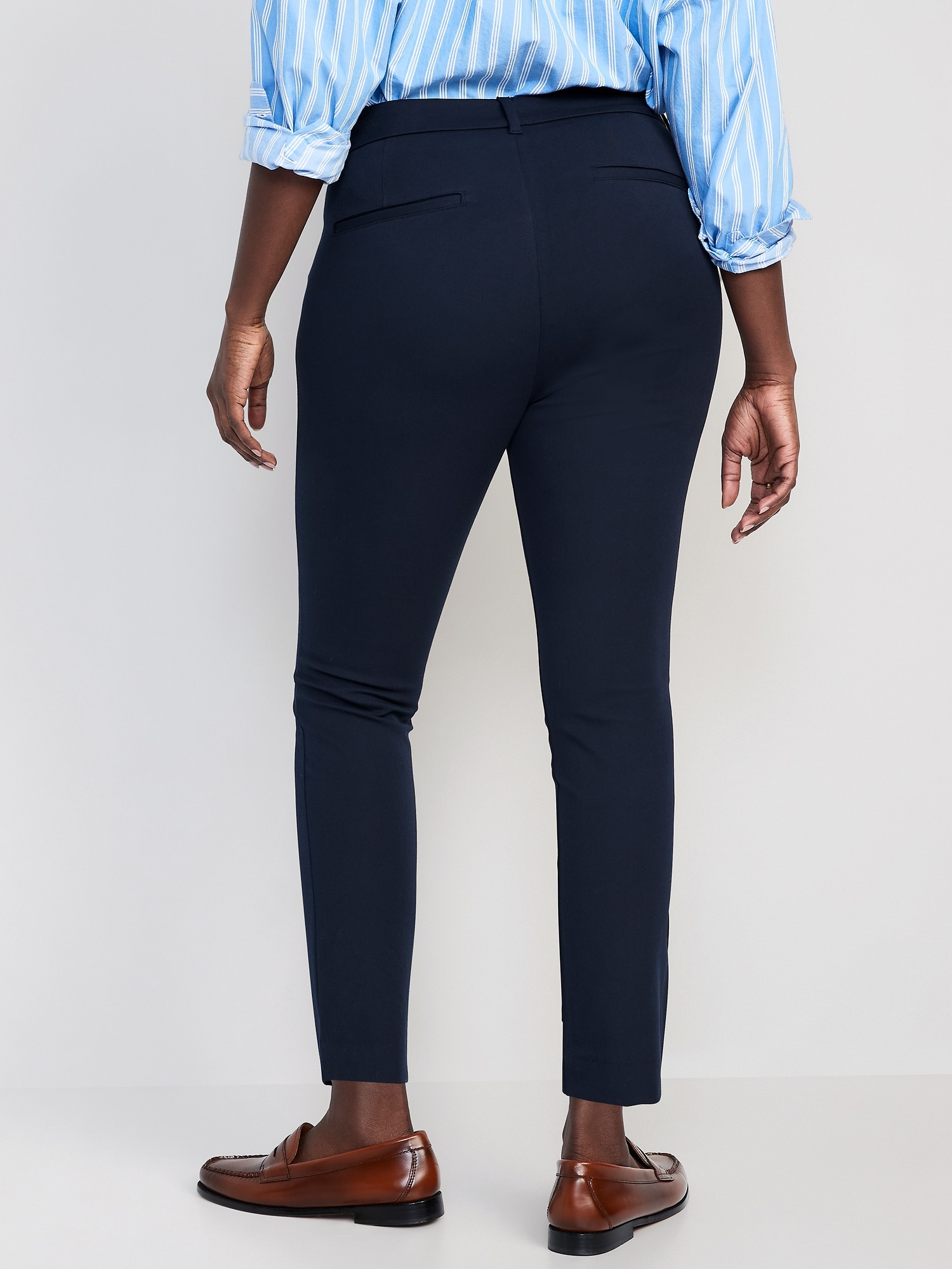 High-Waisted Pixie Skinny Ankle Pants | Old Navy