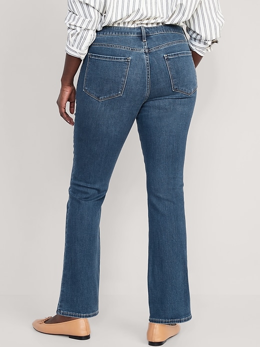 Image number 6 showing, Mid-Rise Kicker Boot-Cut Jeans for Women