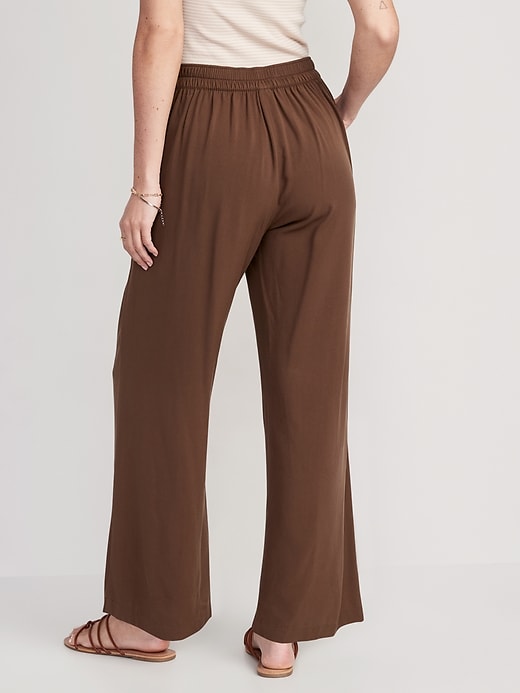 High-Waisted Playa Wide-Leg Pants for Women | Old Navy