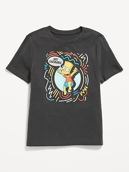 Old Navy Blue Bart Simpson Level Up Graphic T Shirt Youth Boys XXL New -  beyond exchange