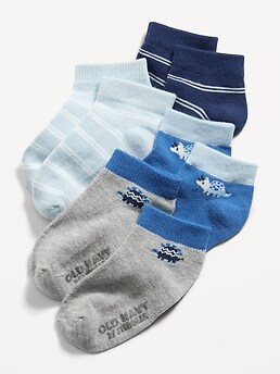 Unisex 4-Pack Ankle Socks for Toddler & Baby | Old Navy