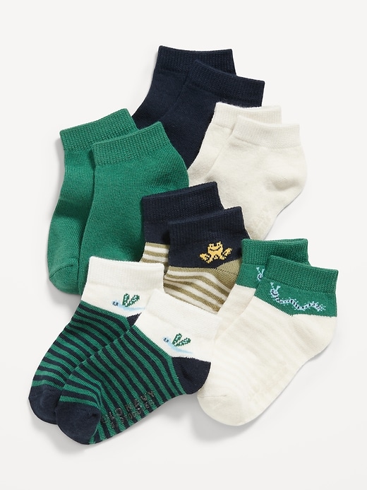 Unisex 6Pack Ankle Socks for Toddler & Baby Old Navy