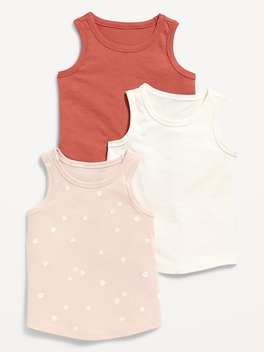 View large product image 1 of 2. Tank Top 3-Pack for Toddler Girls
