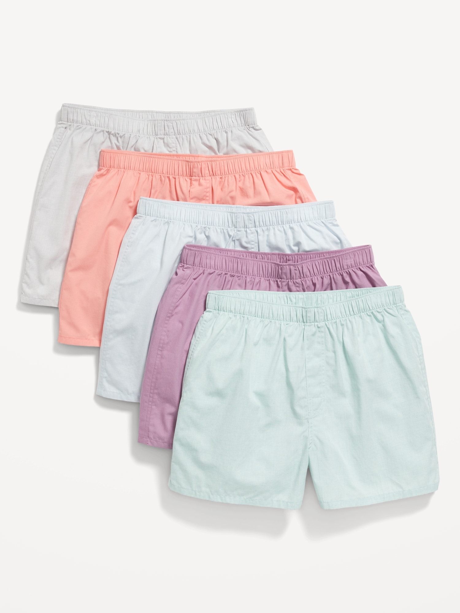 Old Navy Soft-Washed Boxer Shorts 5-Pack for Men -- 3.75-inch inseam multi. 1
