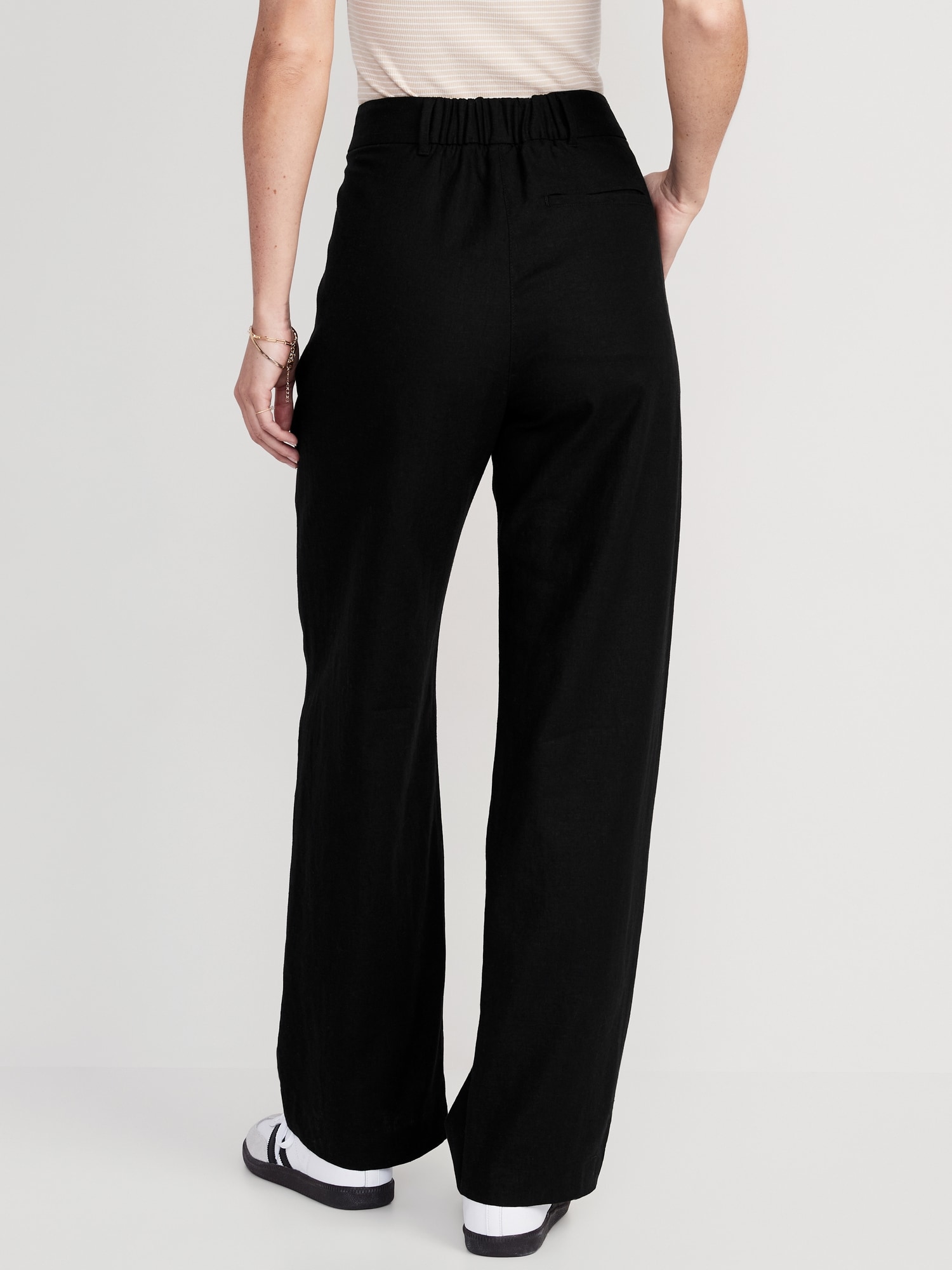 Extra High-Waisted Taylor Wide-Leg Trouser Suit Pants, Old Navy