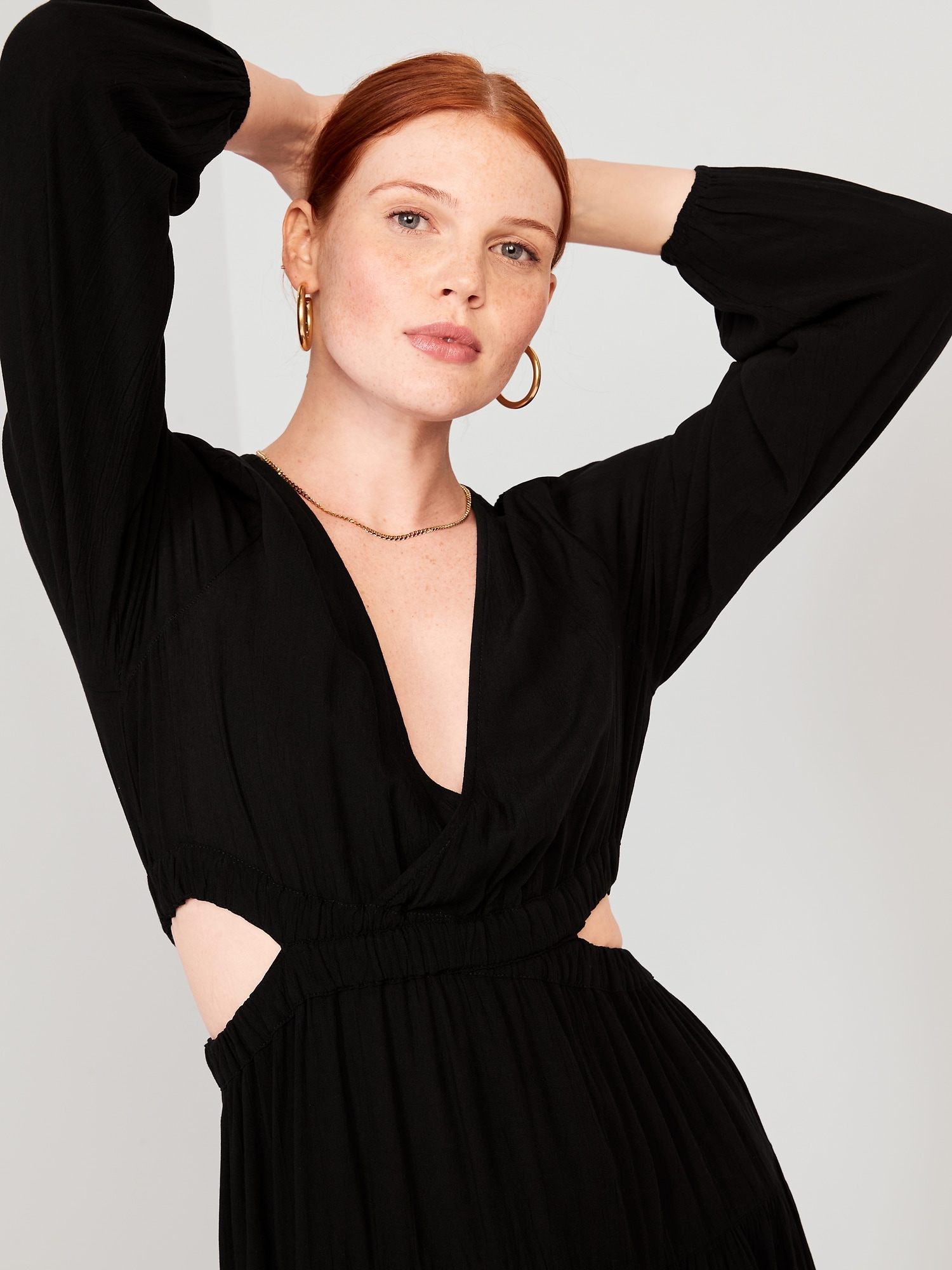 Side cut out open back dress cinnamon | Trendy Dresses - Lush Fashion Lounge