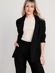 Old Navy Women's Taylor Relaxed Suit Blazer - - Size L