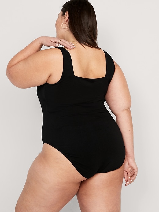 Image number 8 showing, Square-Neck Tank Top Bodysuit