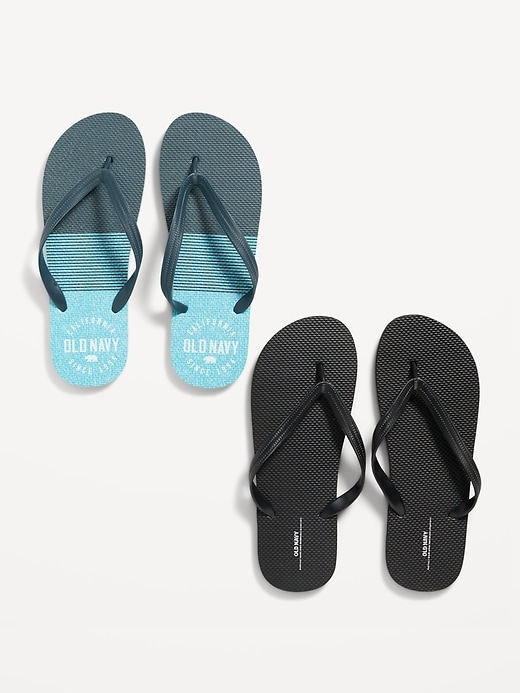 View large product image 1 of 2. 2-Pack Flip-Flop Sandals (Partially Plant-Based)