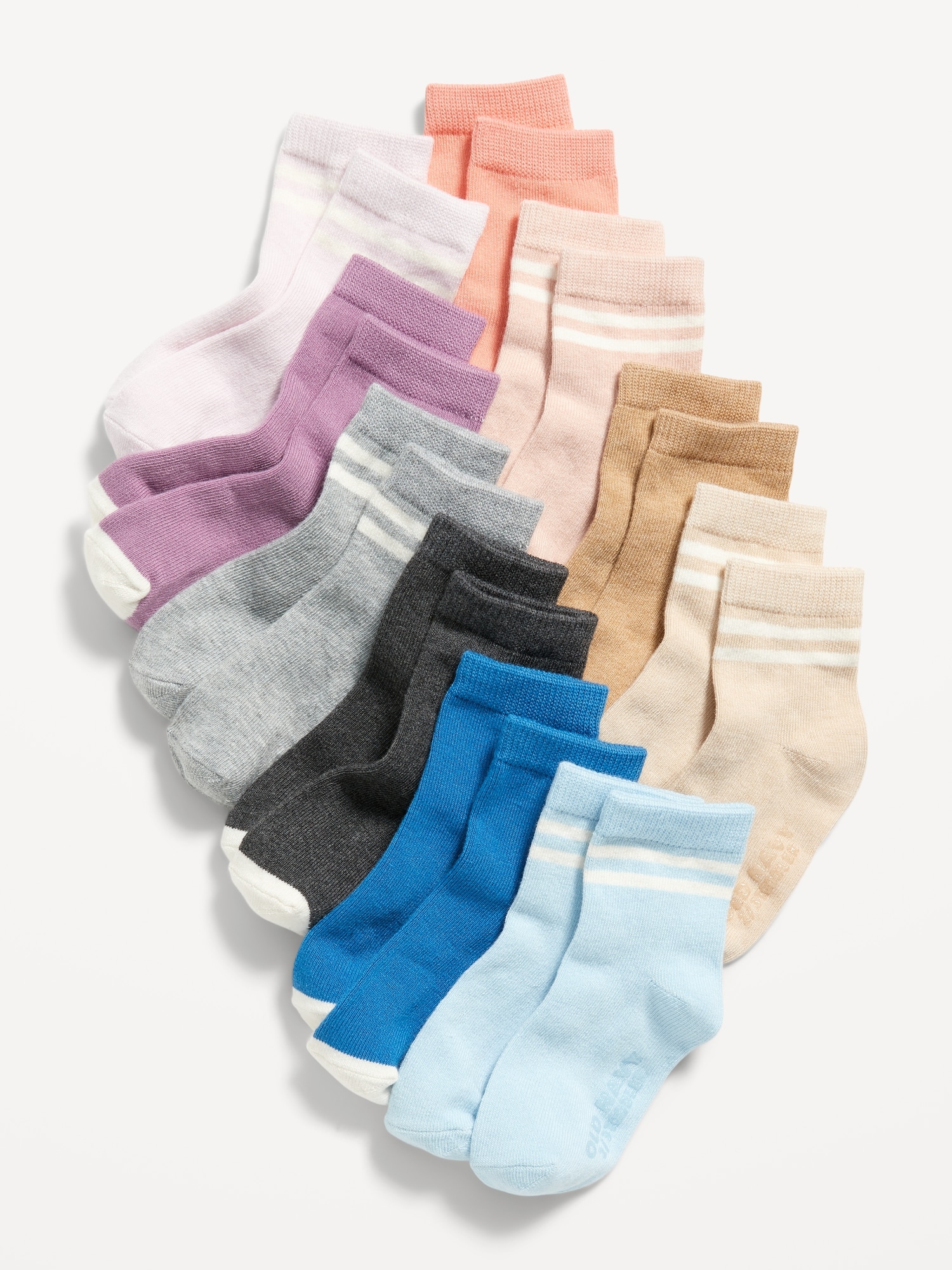 Unisex Crew Socks 10-Pack for Toddler & Baby | Old Navy