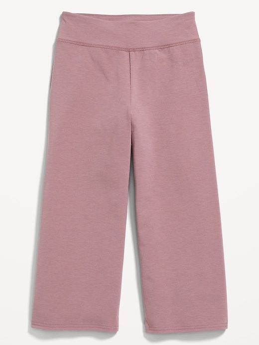 View large product image 1 of 1. PowerChill High-Waisted Cropped Wide-Leg Performance Pants for Girls
