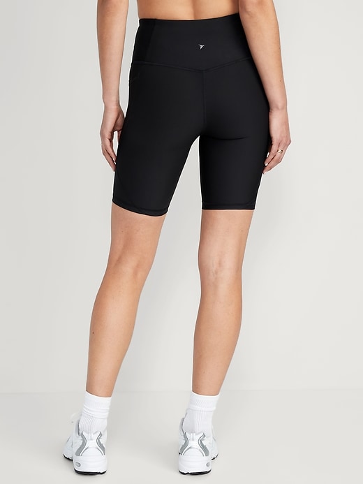 Image number 2 showing, High-Waisted PowerSoft Biker Shorts -- 8-inch inseam