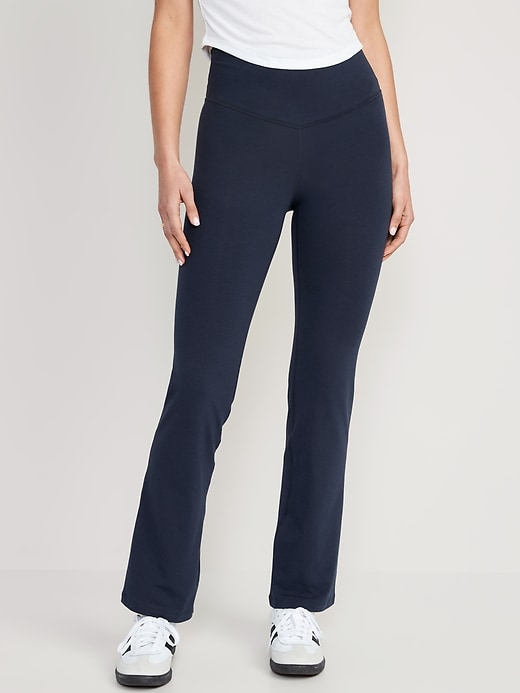 Image number 1 showing, Extra High-Waisted PowerChill Slim Boot-Cut Pants for Women