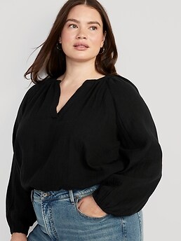 Neck blouse outlet