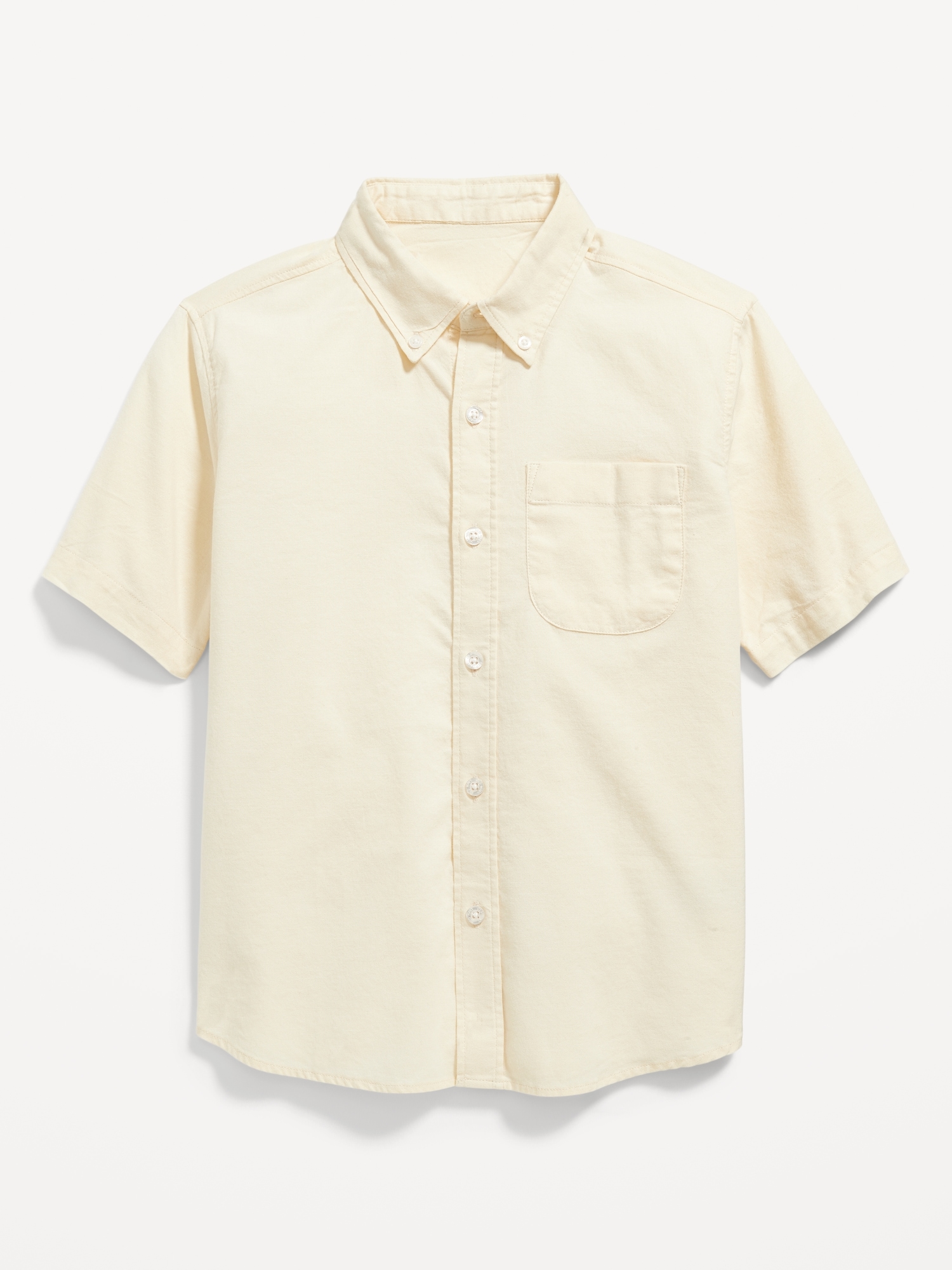 Old Navy Short-Sleeve Oxford Shirt for Boys yellow. 1