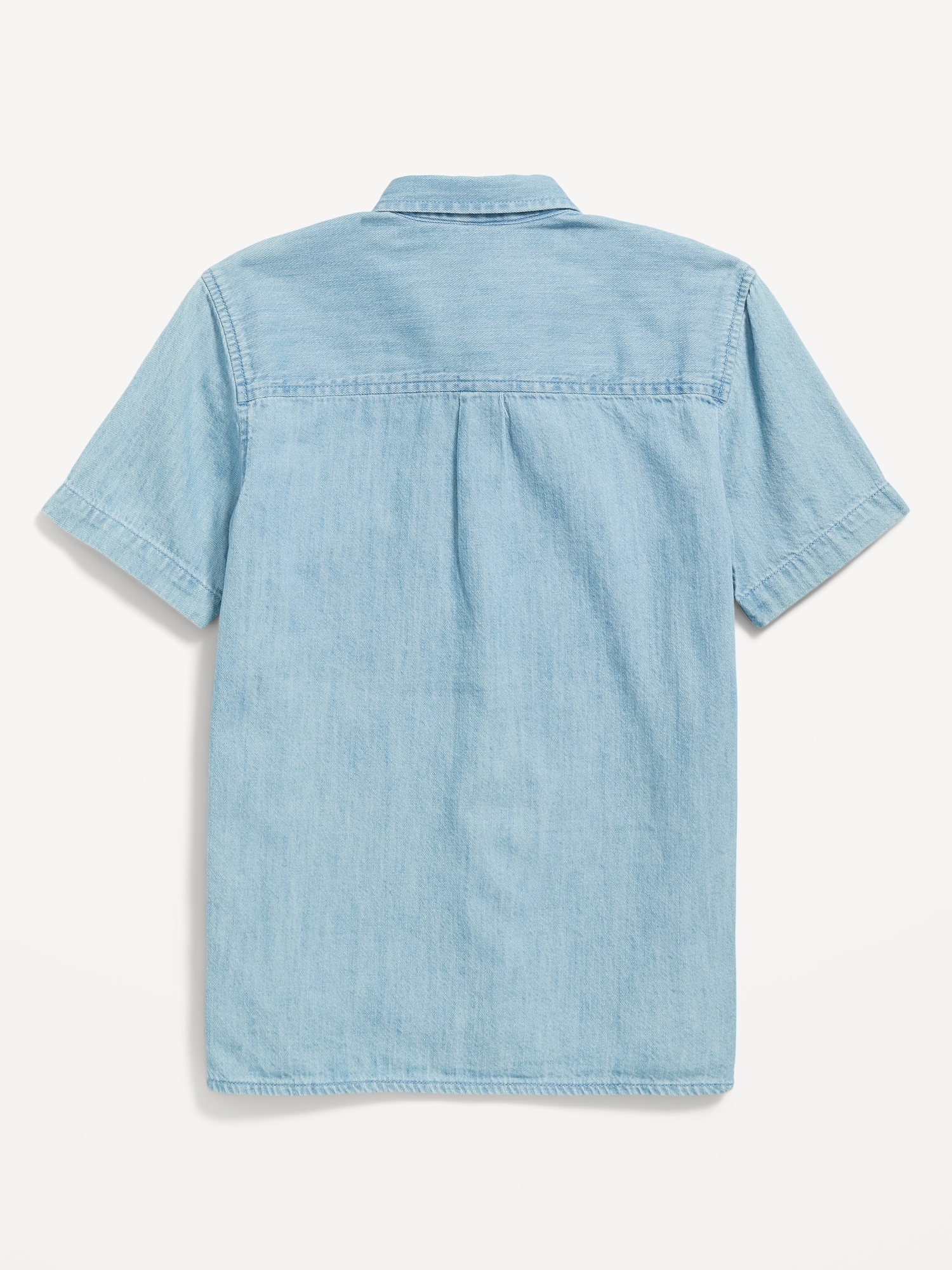 Blue Cremlin Half Sleeves Kids Denim Shirt at Rs 298/piece in New Delhi |  ID: 2852117249455