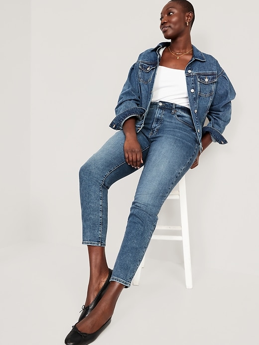 Image number 3 showing, High-Waisted OG Straight Ankle Jeans for Women