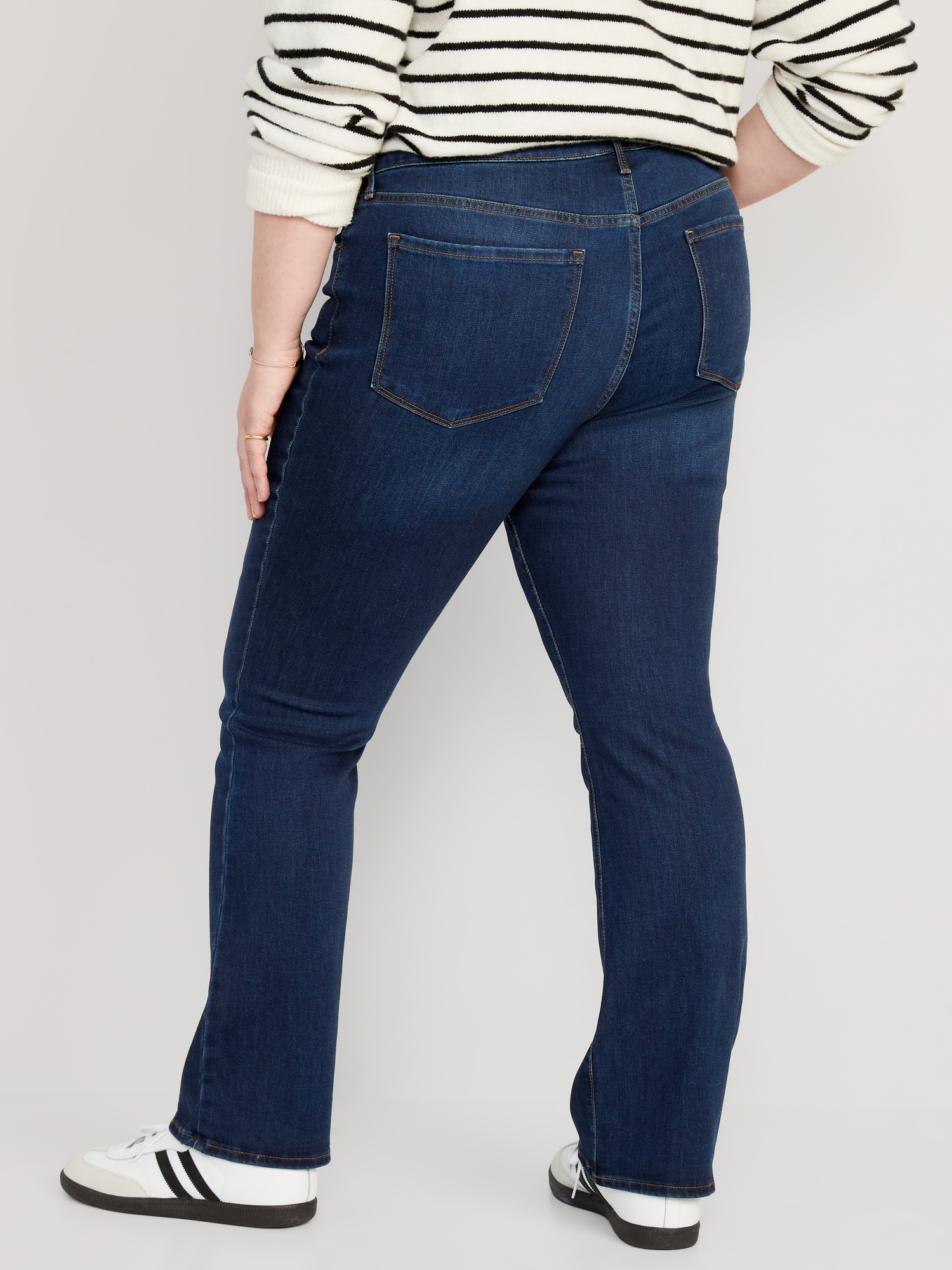 Mid-Rise Kicker Boot-Cut Jeans | Old Navy