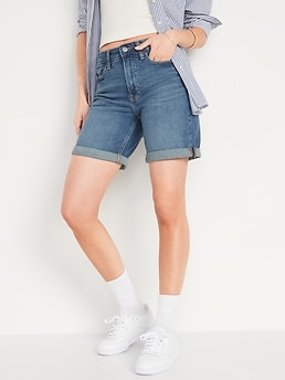 Old navy womens hot sale high waisted shorts