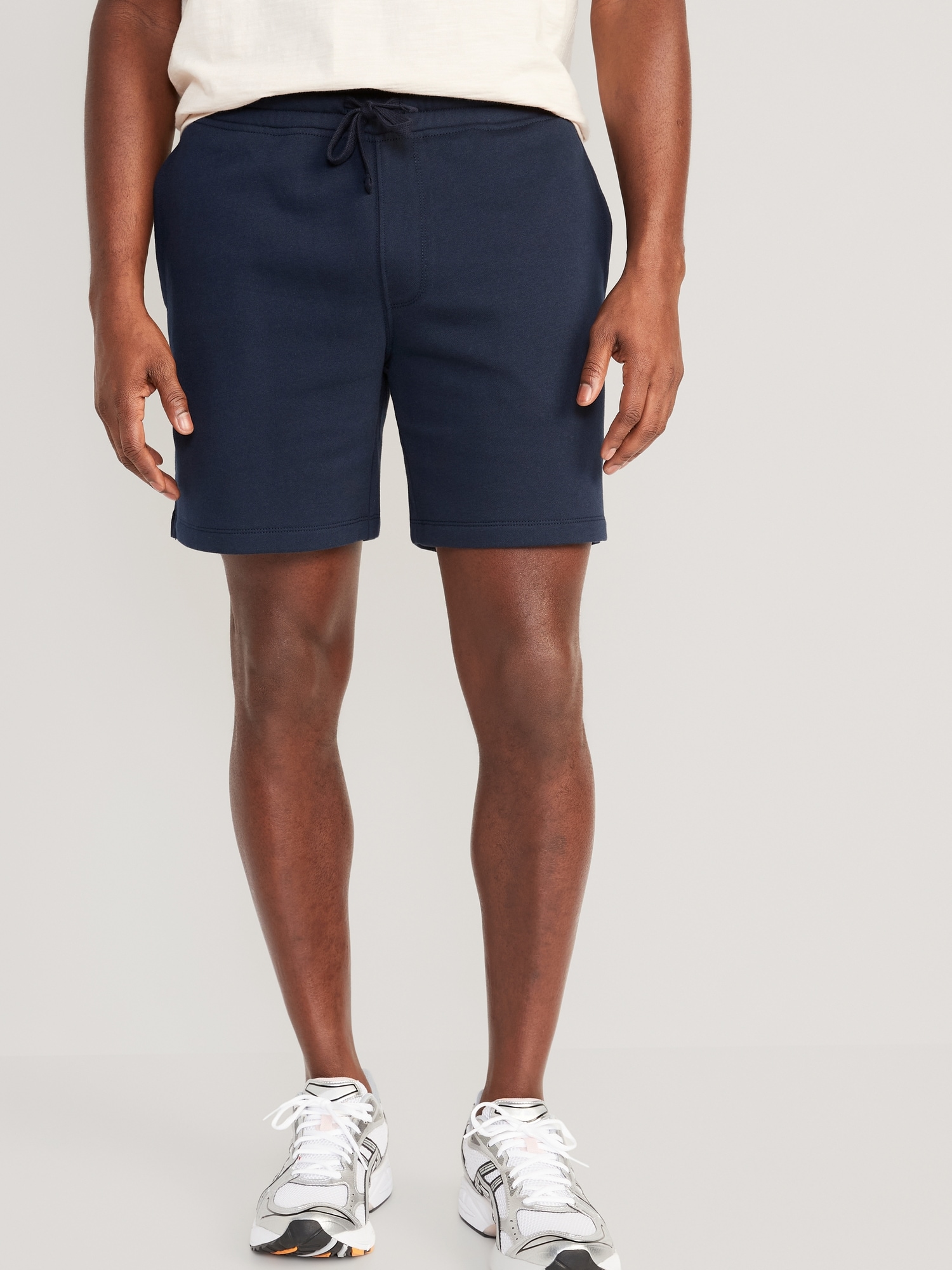 Old Navy Garment-Washed Fleece Sweat Shorts -- 7-inch inseam blue. 1