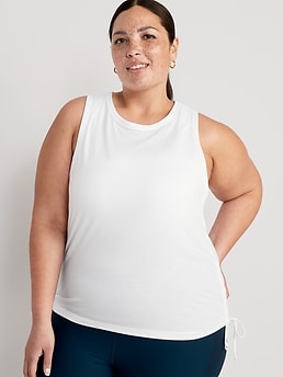 UltraLite Ruched Tie Tank Top for Women | Old Navy