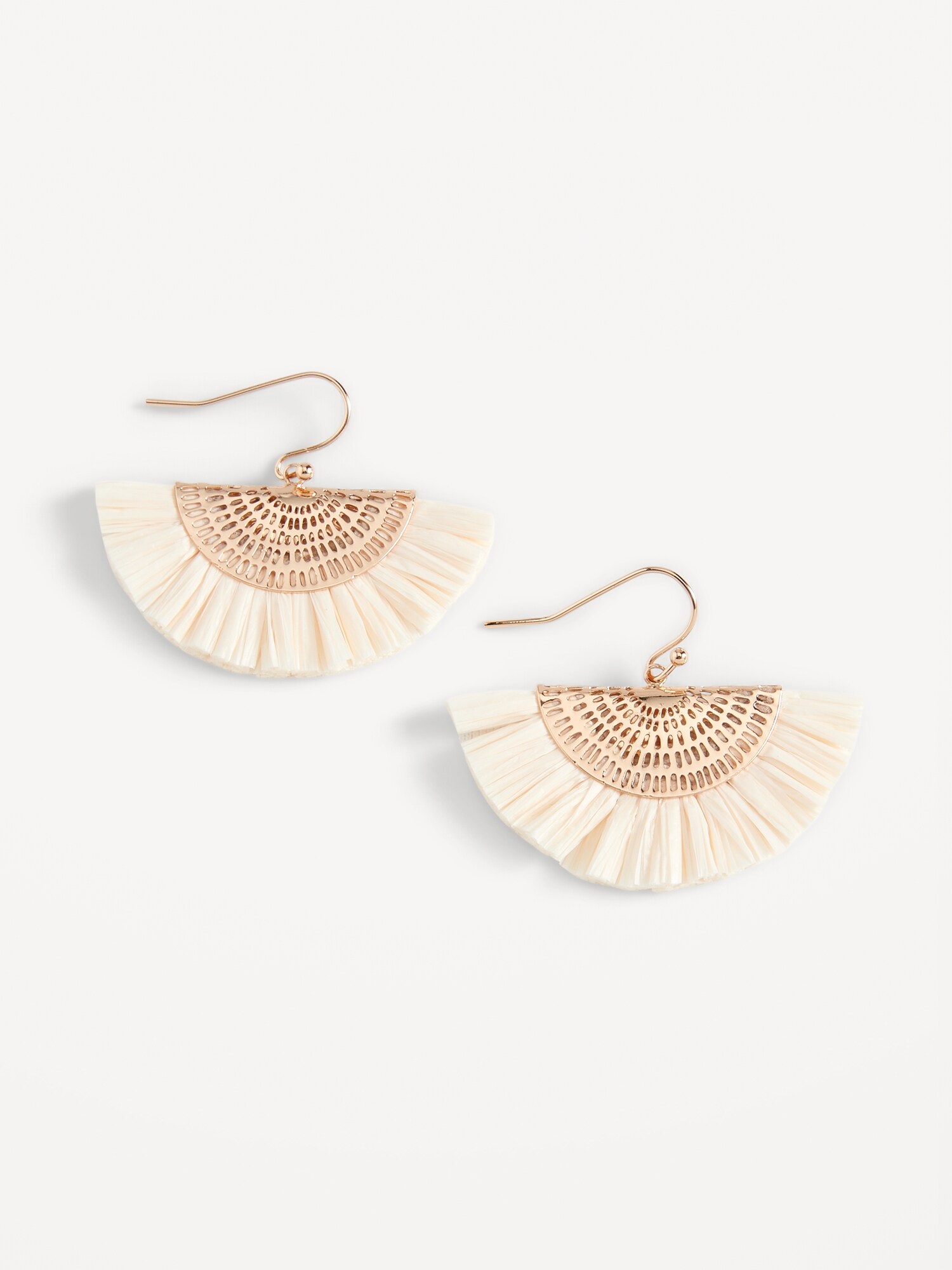GoldPlated Raffia Drop Earrings for Women Old Navy