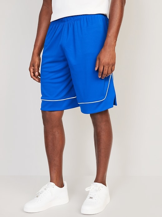 View large product image 1 of 1. Mesh Basketball Shorts -- 10-inch inseam
