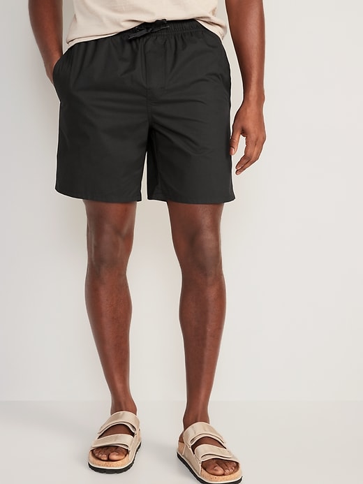 Image number 1 showing, Solid Swim Trunks -- 7-inch inseam