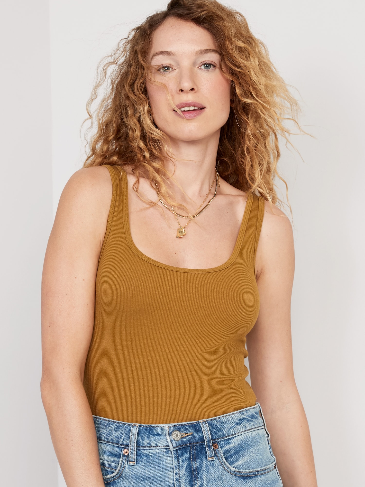 First-Layer V-Neck Tank Top, Old Navy