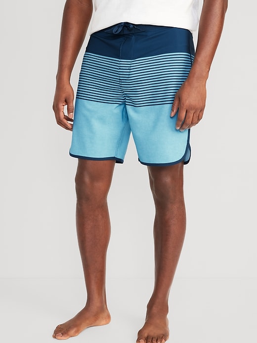 View large product image 1 of 3. Printed Built-In Flex Board Shorts -- 8-inch inseam