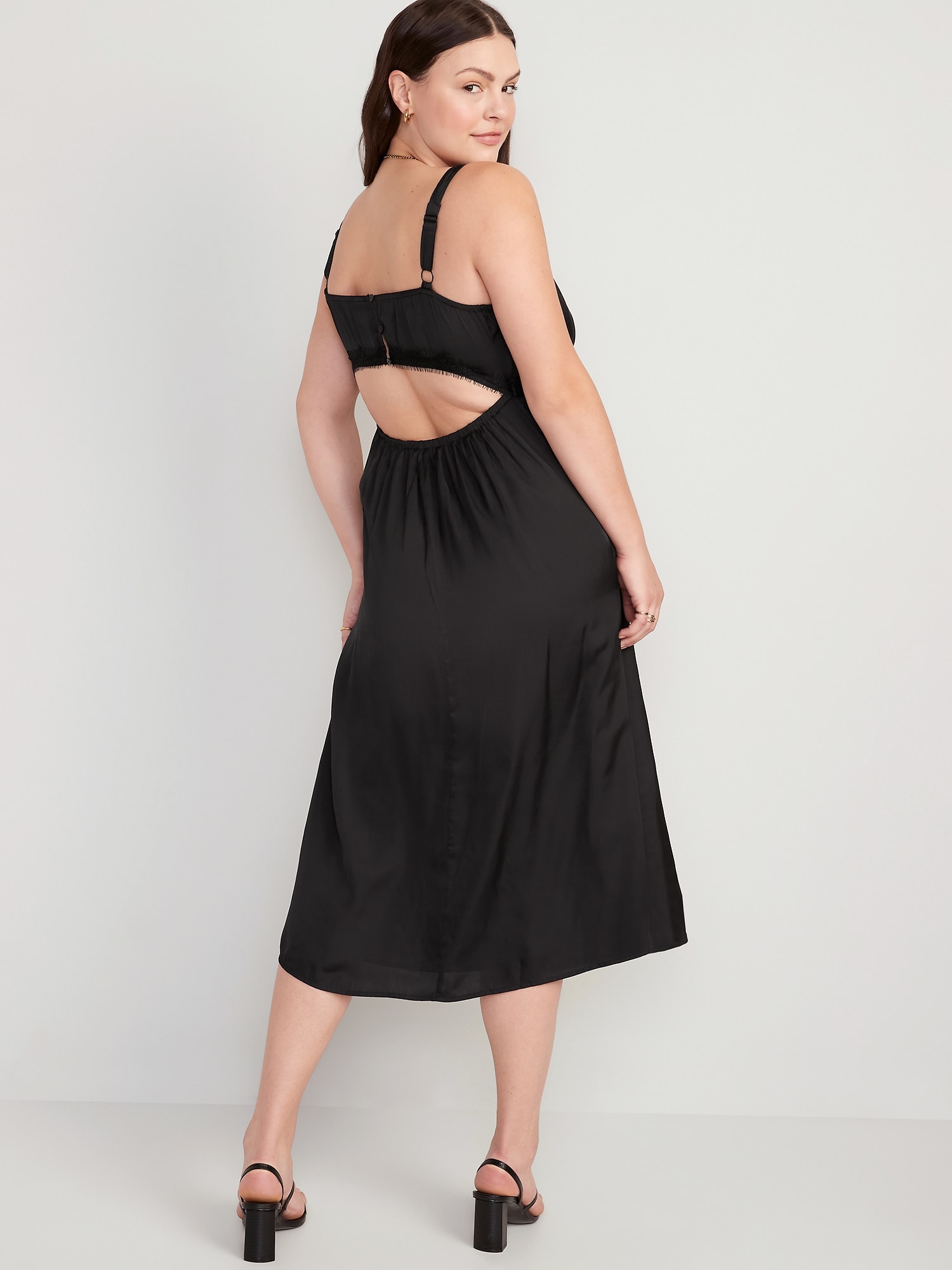 Black cami outlet shift dress