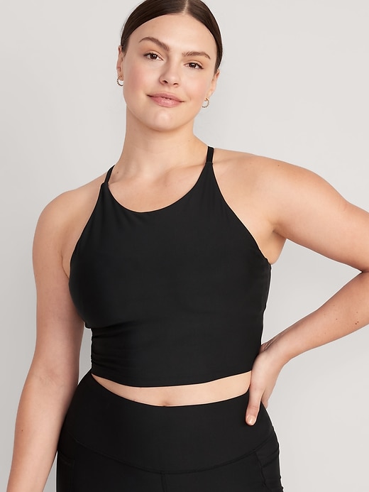 Old Navy PowerChill Longline Sports Bra Blue - $15 (40% Off Retail) New  With Tags - From G