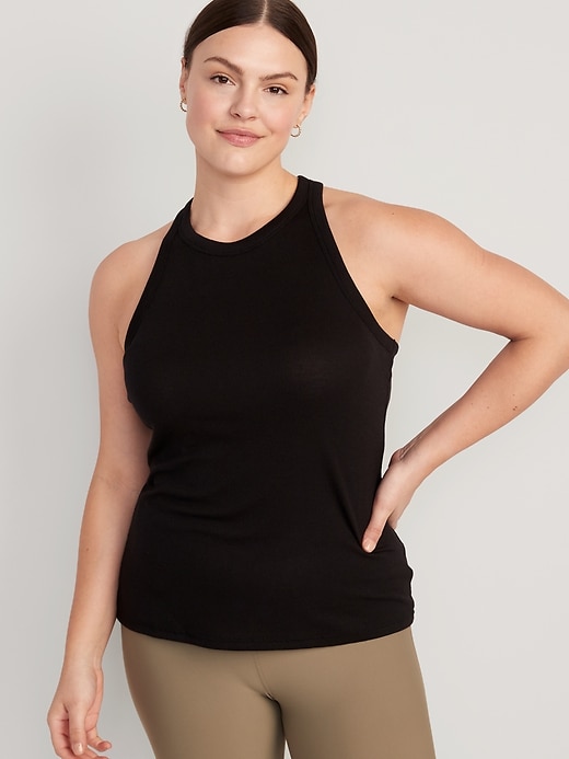 Image number 5 showing, UltraLite Rib-Knit Racerback Tank Top for Women