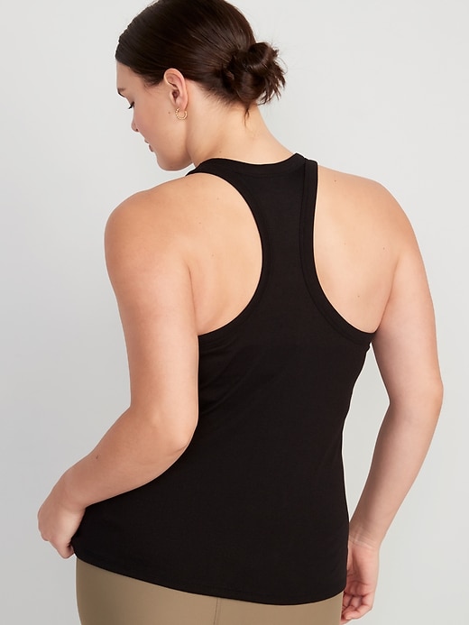 Image number 6 showing, UltraLite Rib-Knit Racerback Tank Top for Women