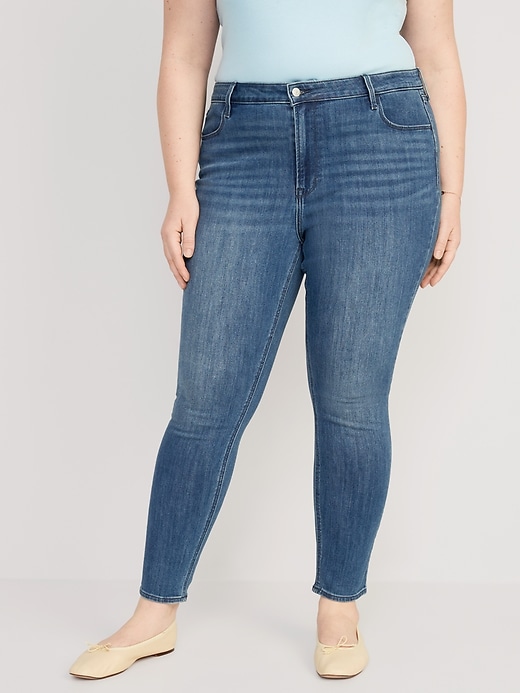 Raw Edge Skinny Jeans - Navy - Just $8