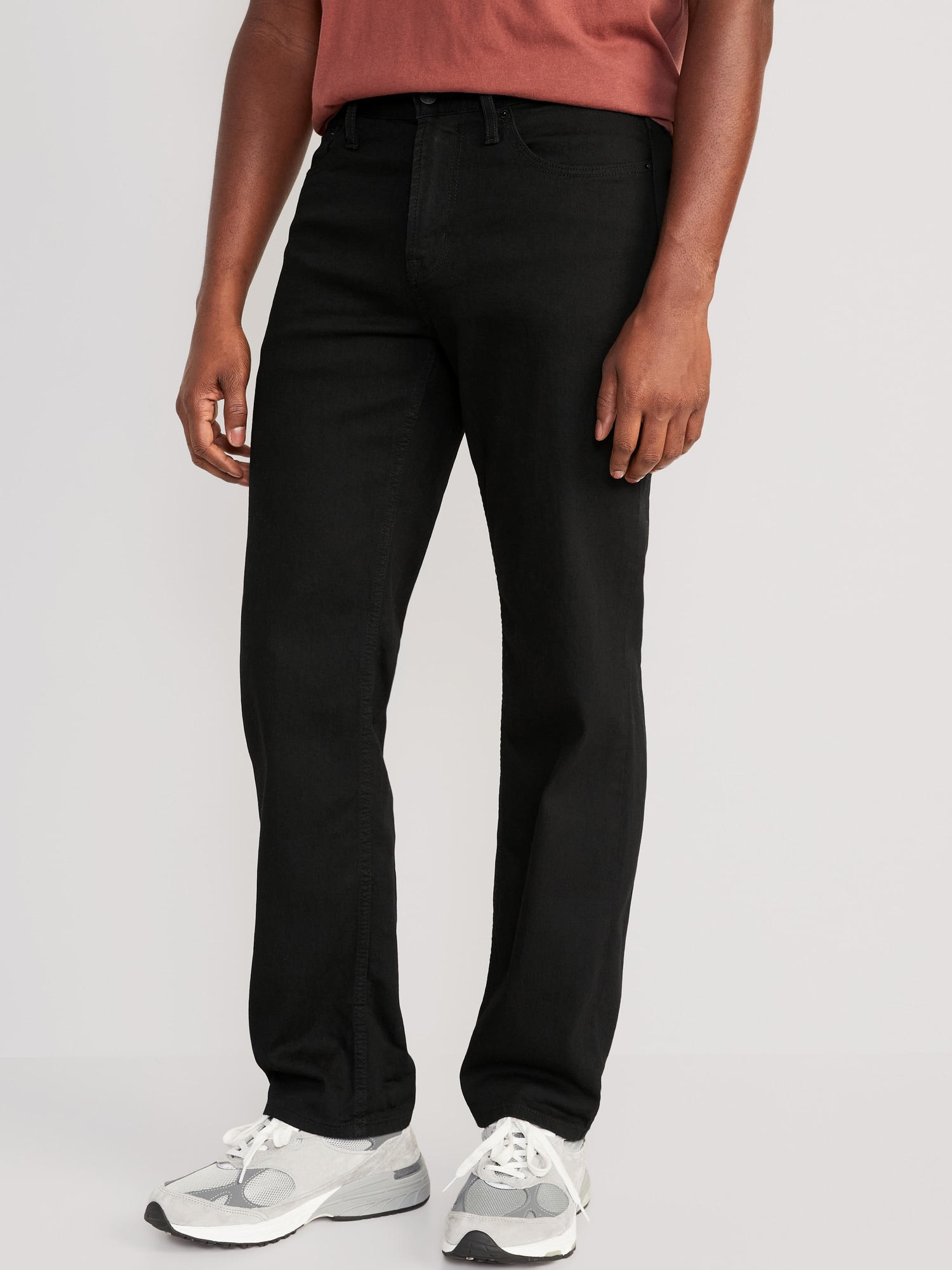 Мужские джинсы Old Navy Loose Built-In Flex, цвет: Чёрный