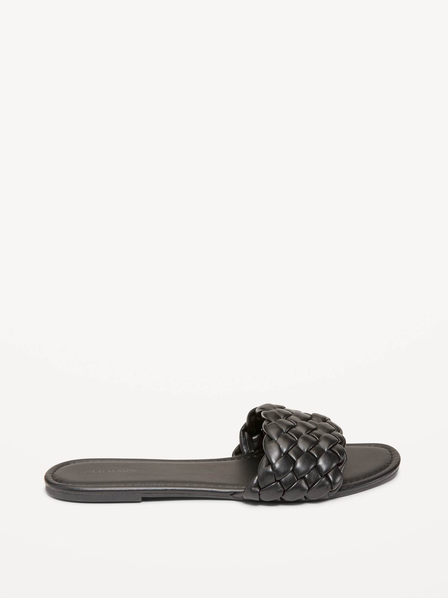 Faux-Leather Puffy Braided Sandals for Women | Old Navy