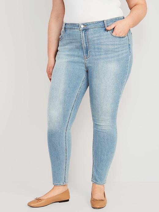 Image number 7 showing, High-Waisted Wow Super-Skinny Jeans for Women