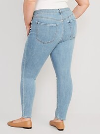 Super Skinny High Jeans - Gris denim oscuro - MUJER