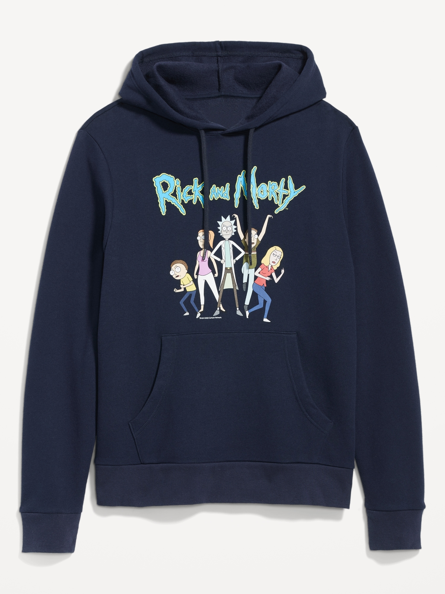 Old Navy Rick and Morty™ Gender-Neutral Pullover Hoodie for Adults blue. 1
