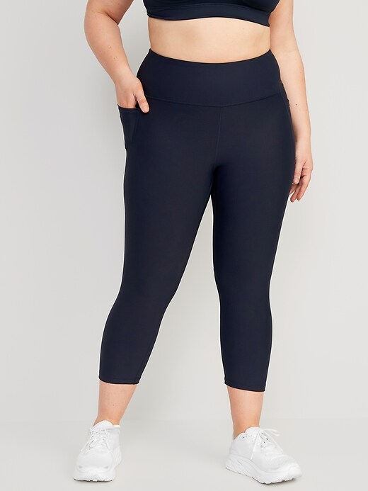 Image number 7 showing, High-Waisted PowerSoft Crop Leggings for Women