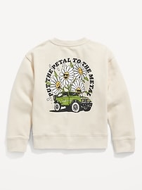 View large product image 3 of 4. Graphic Gender-Neutral Crew-Neck Sweatshirt for Kids