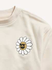 View large product image 4 of 4. Graphic Gender-Neutral Crew-Neck Sweatshirt for Kids