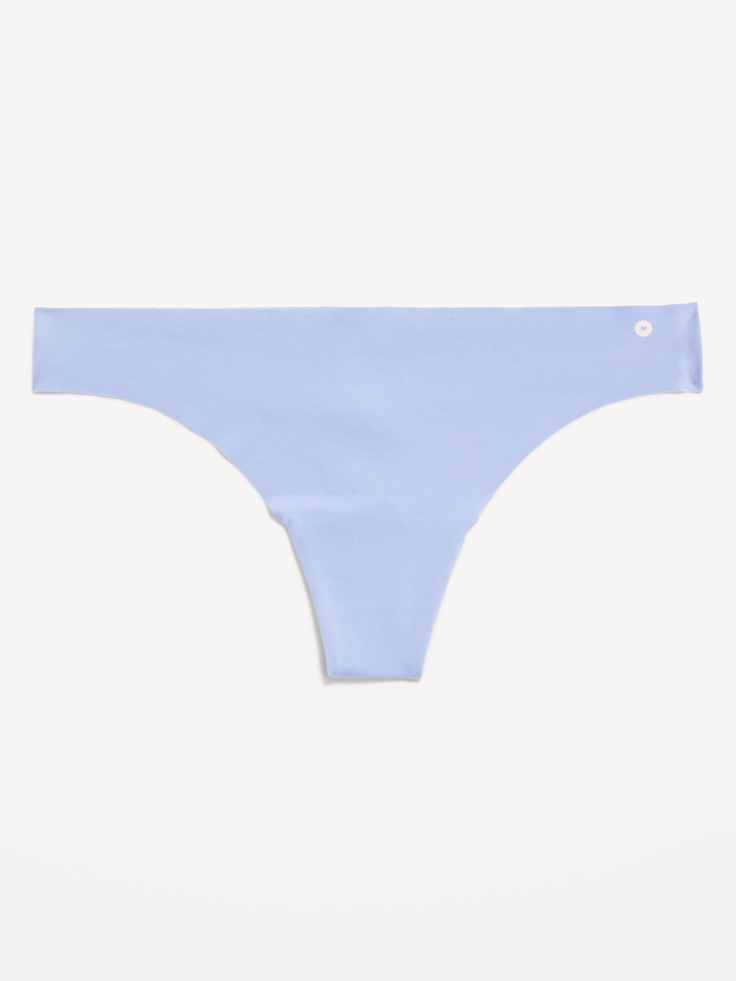 Old Navy Low-Rise Soft-Knit No-Show Thong Underwear blue. 1