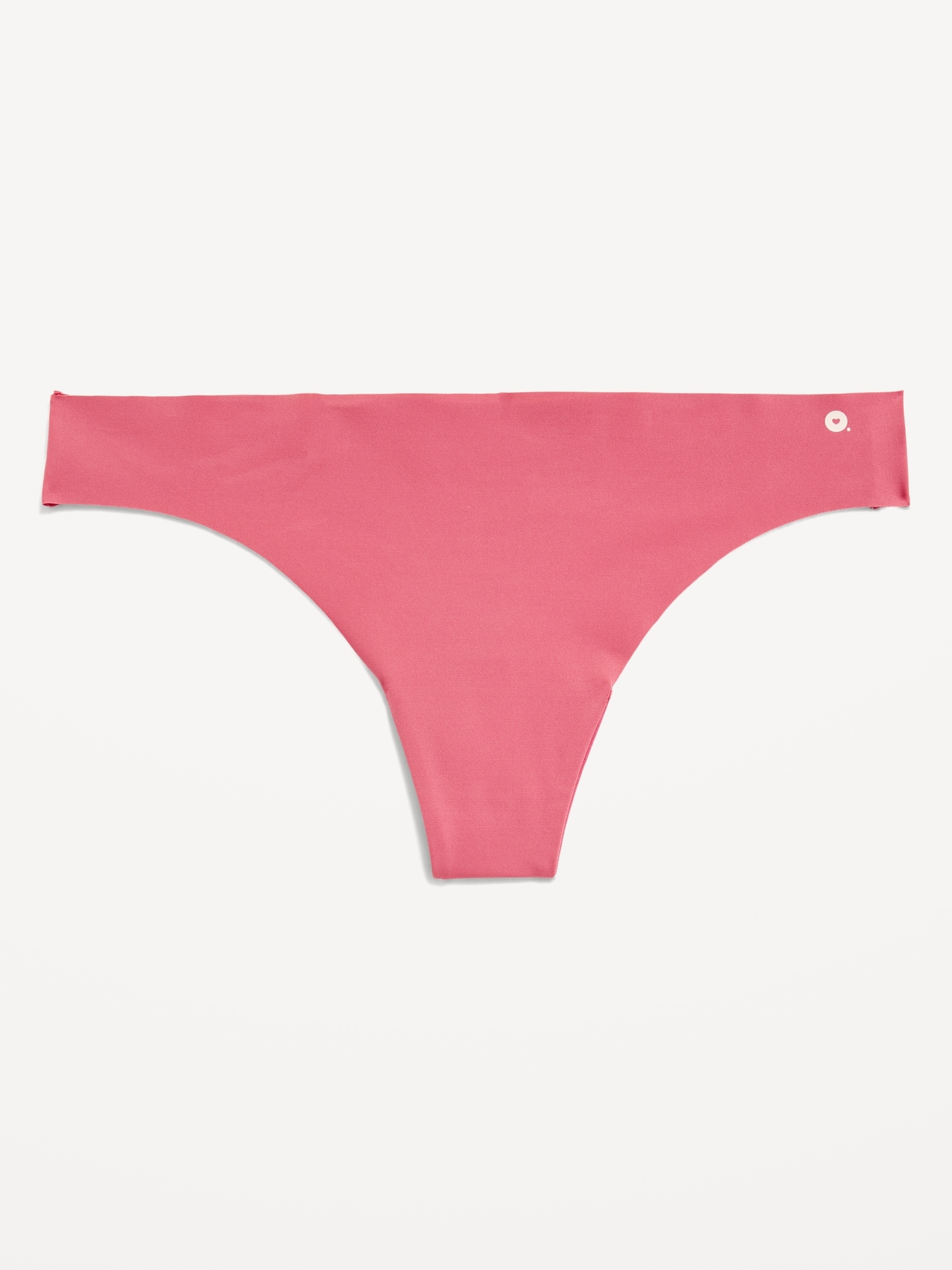 Old Navy Low-Rise Soft-Knit No-Show Thong Underwear for Women pink. 1