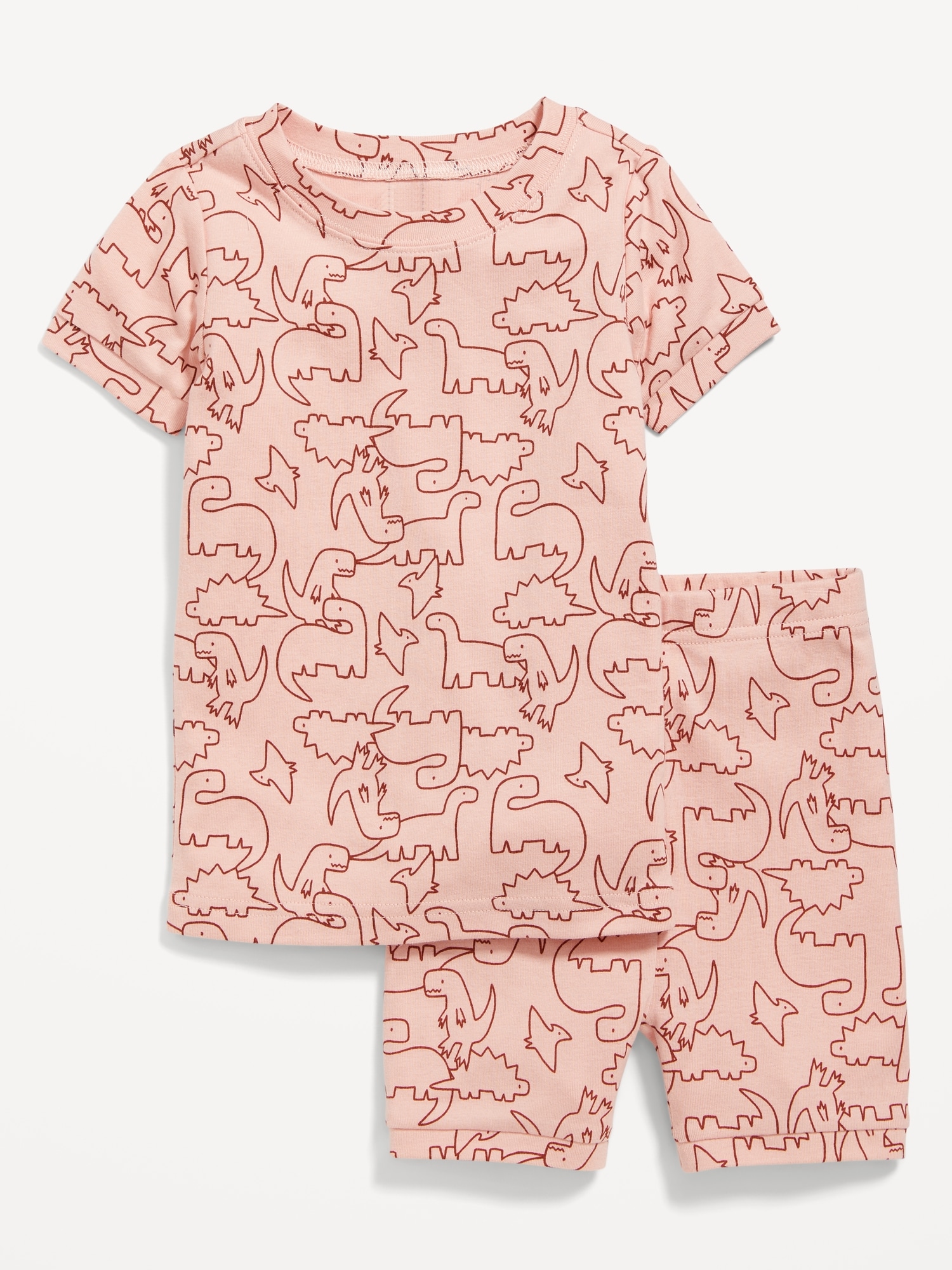 Snug-Fit Graphic Pajama Shorts Set for Toddler & Baby | Old Navy