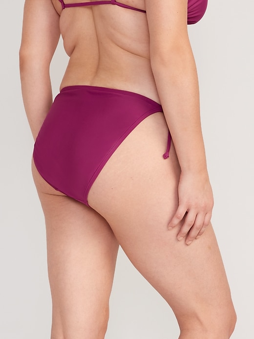 Image number 6 showing, Low-Rise String Bikini Swim Bottoms